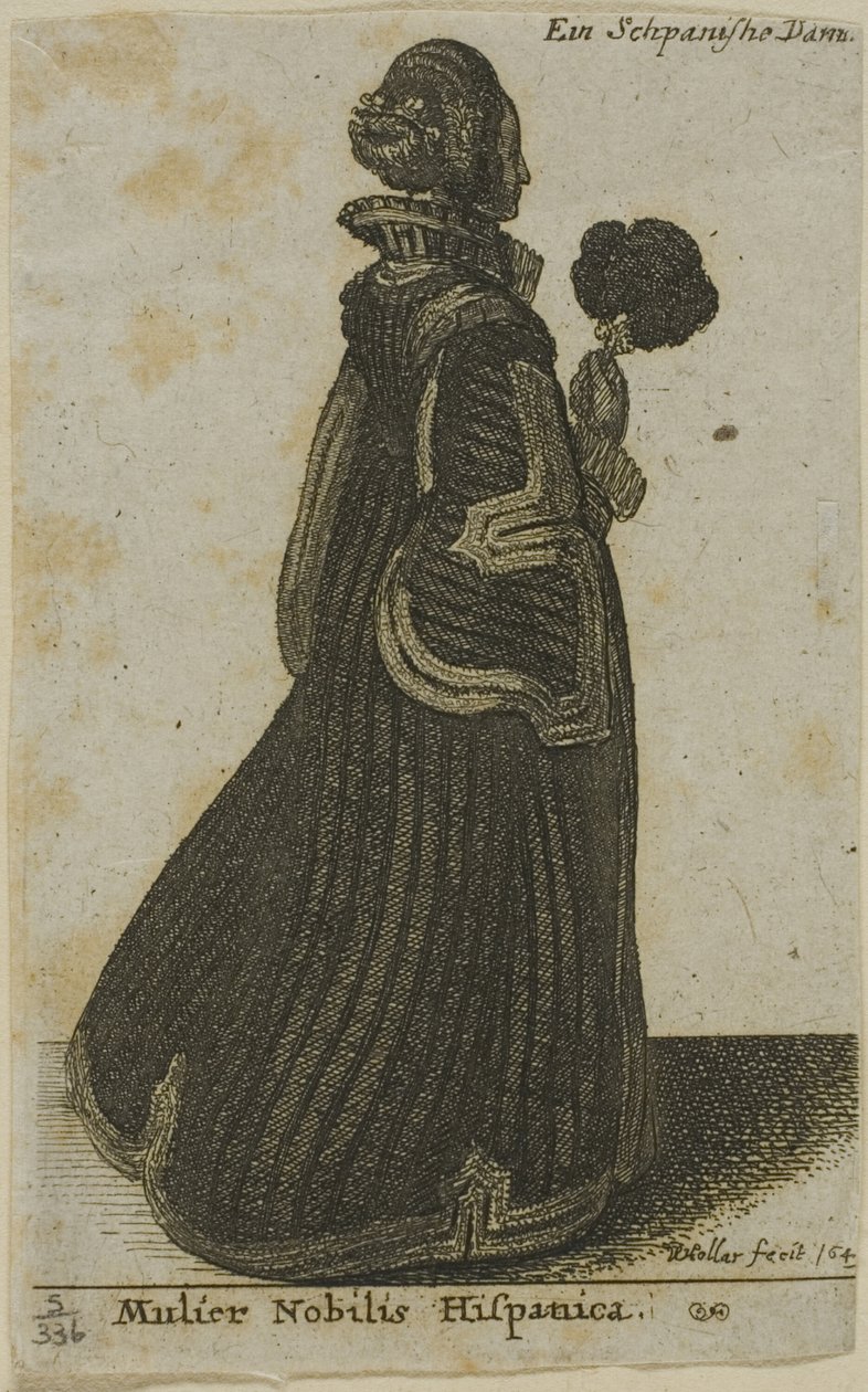 Noble Espagnole - Wenceslaus Hollar
