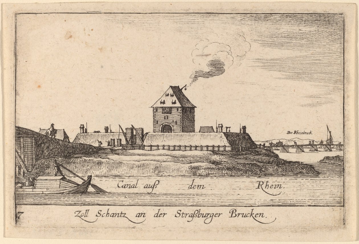 Strasbourg : La Maison des Douanes - Wenceslaus Hollar