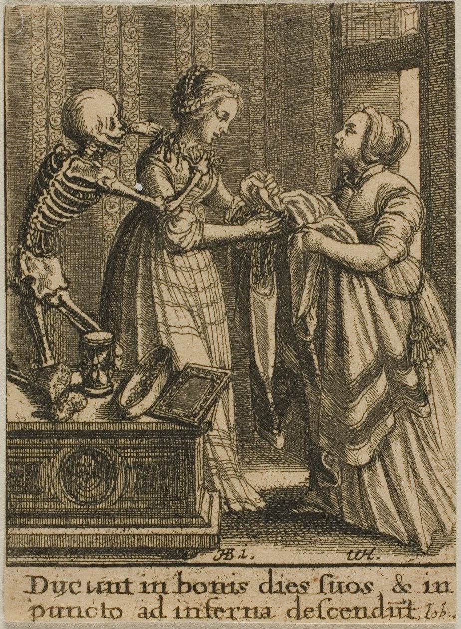 La mariée et la mort - Wenceslaus Hollar