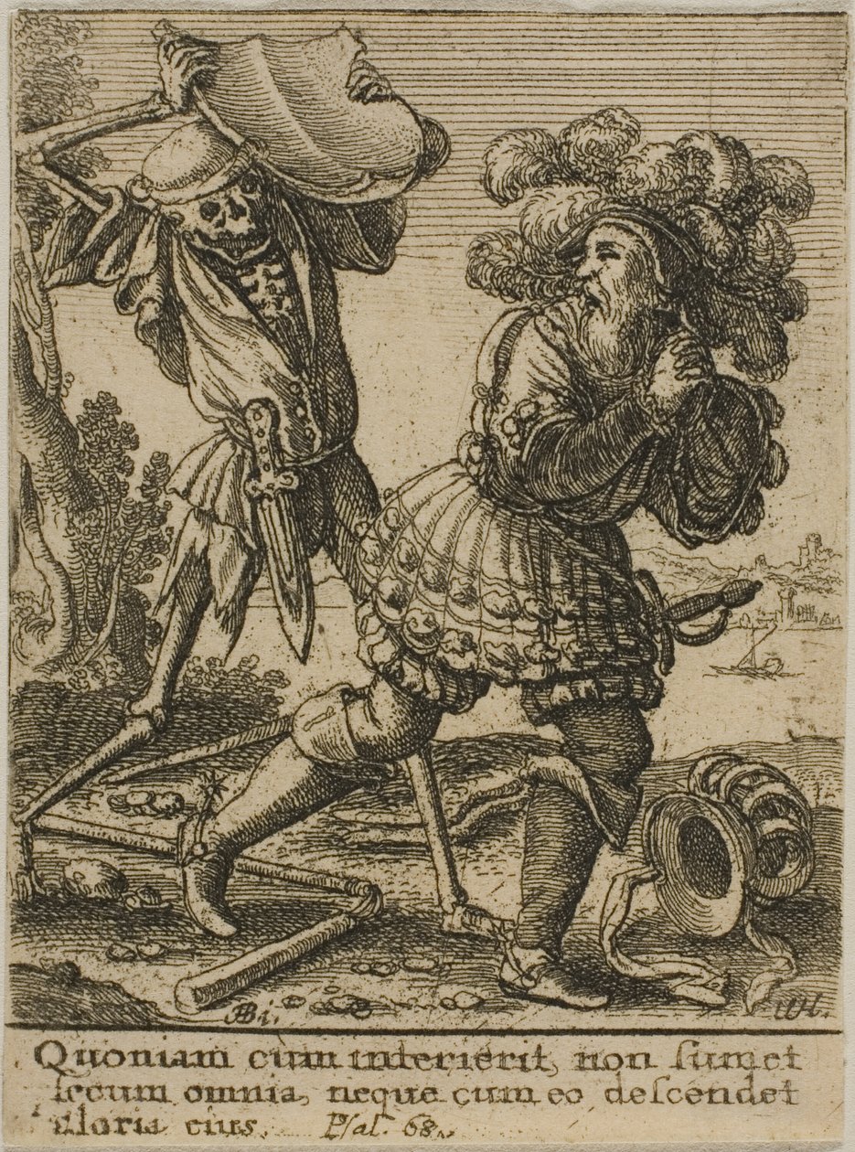 Le Comte et la Mort - Wenceslaus Hollar