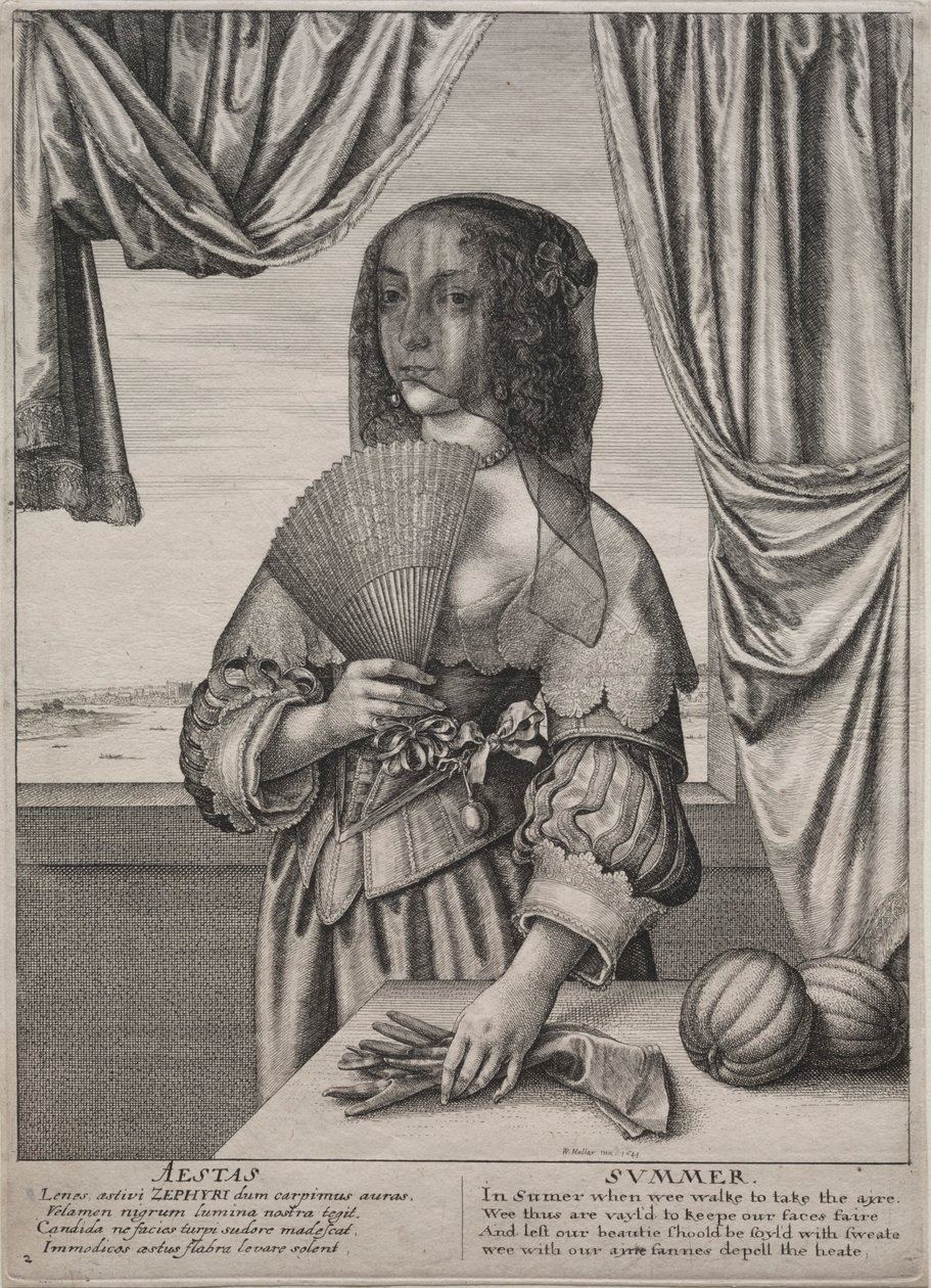 Les Quatre Saisons : Été, 1641 - Wenceslaus Hollar