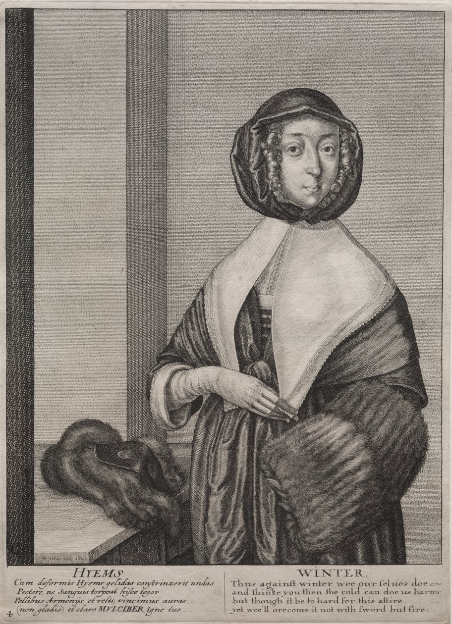 Les Quatre Saisons : Hiver - Wenceslaus Hollar