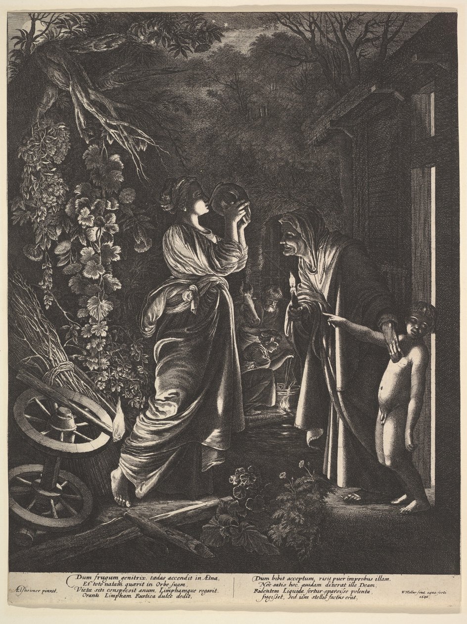 La Moquerie de Cérès - Wenceslaus Hollar