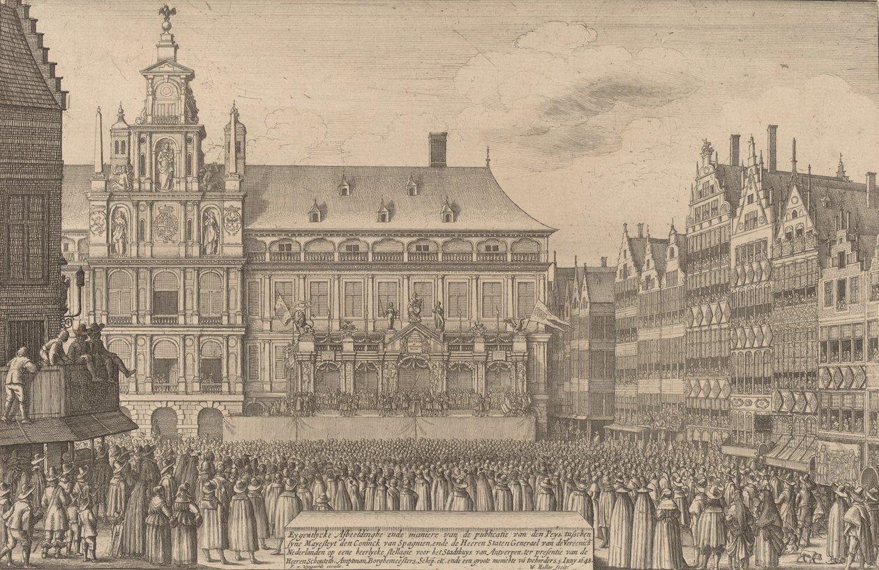 La paix de Münster - Wenceslaus Hollar