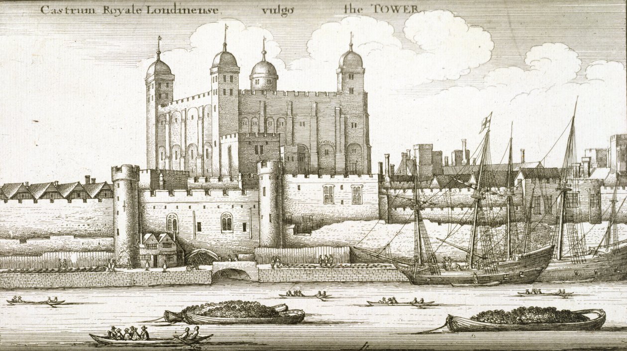 La Tour de Londres, 1647 - Wenceslaus Hollar