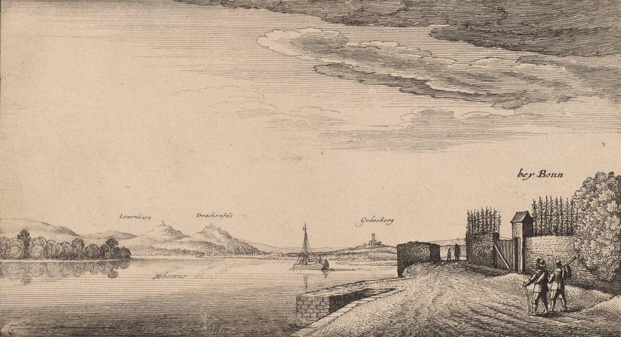 Vue de Lewenberg - Wenceslaus Hollar