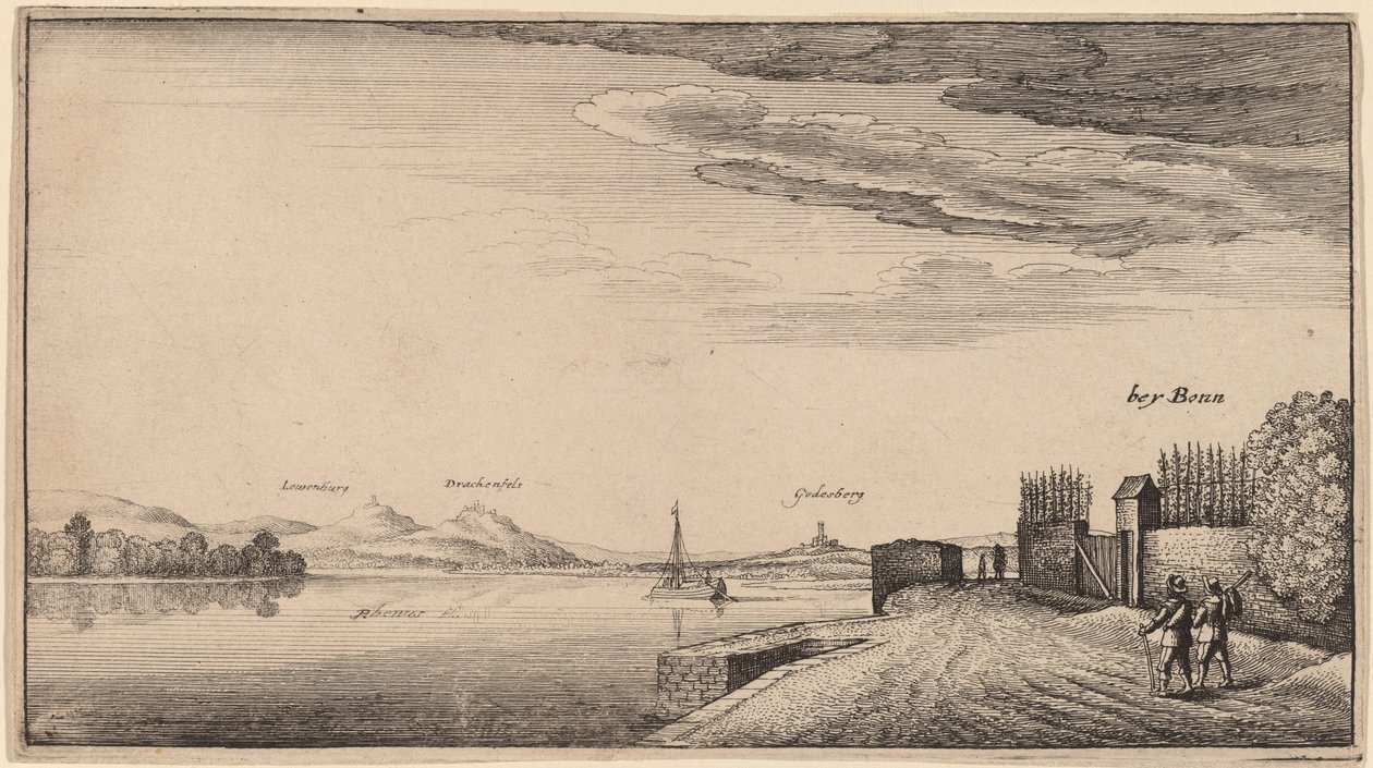 Vue de Lewenberg - Wenceslaus Hollar