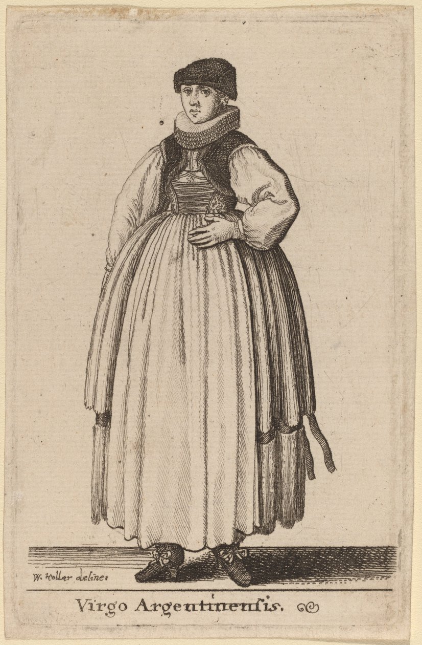 Virgo Argentinensis - Wenceslaus Hollar