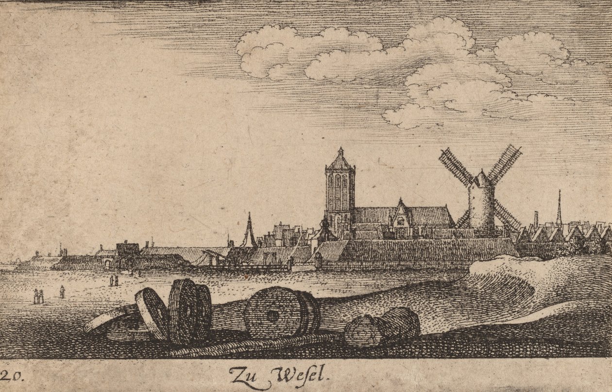 Wesel, 1635 - Wenceslaus Hollar