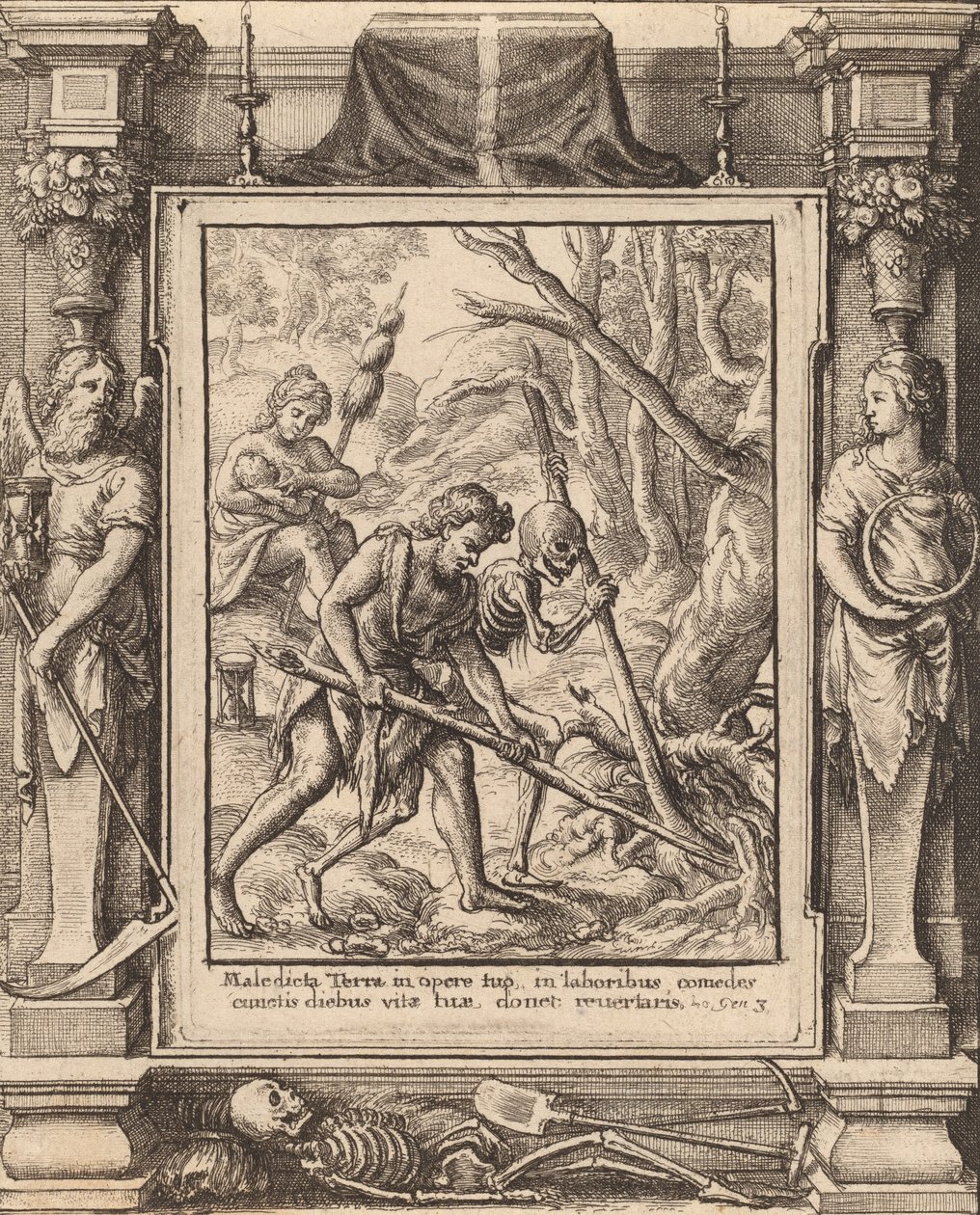 Quand Adam Creusa - Wenceslaus Hollar