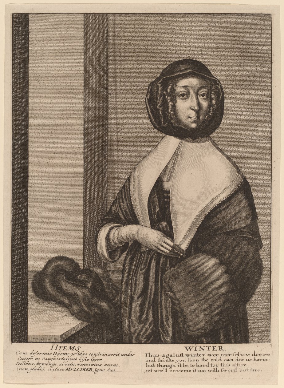 Hiver - Wenceslaus Hollar