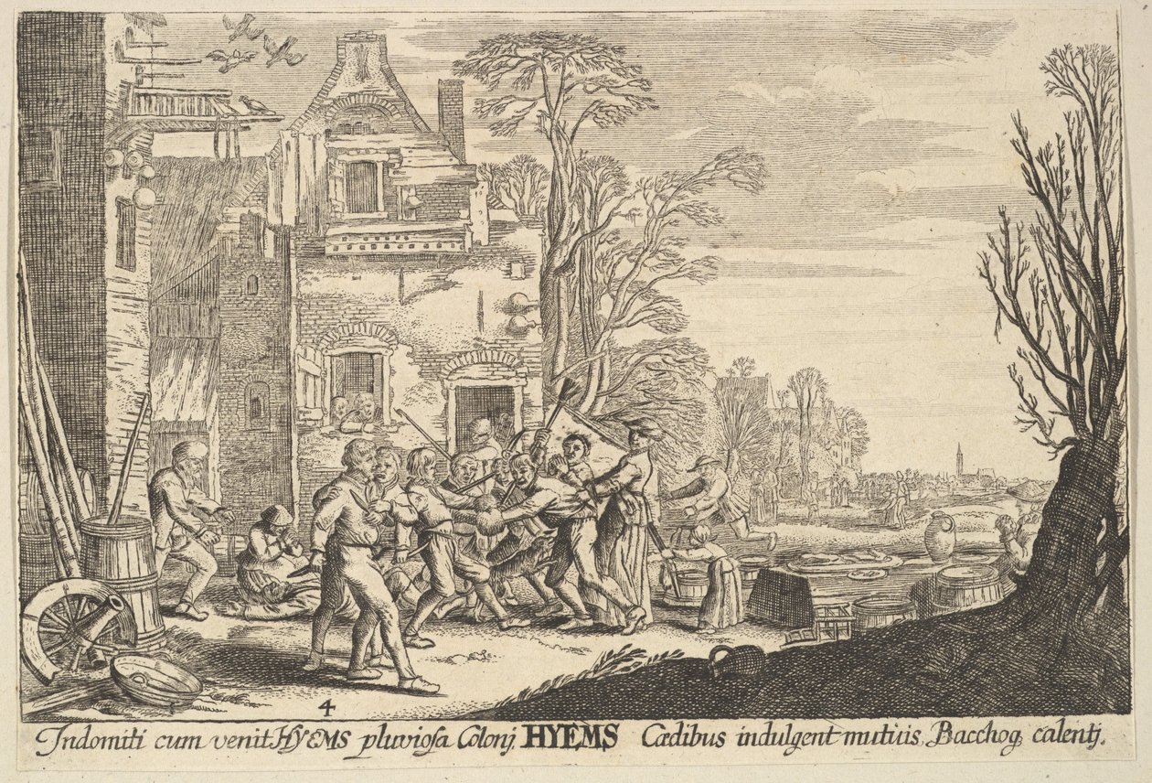 Hiver - Wenceslaus Hollar