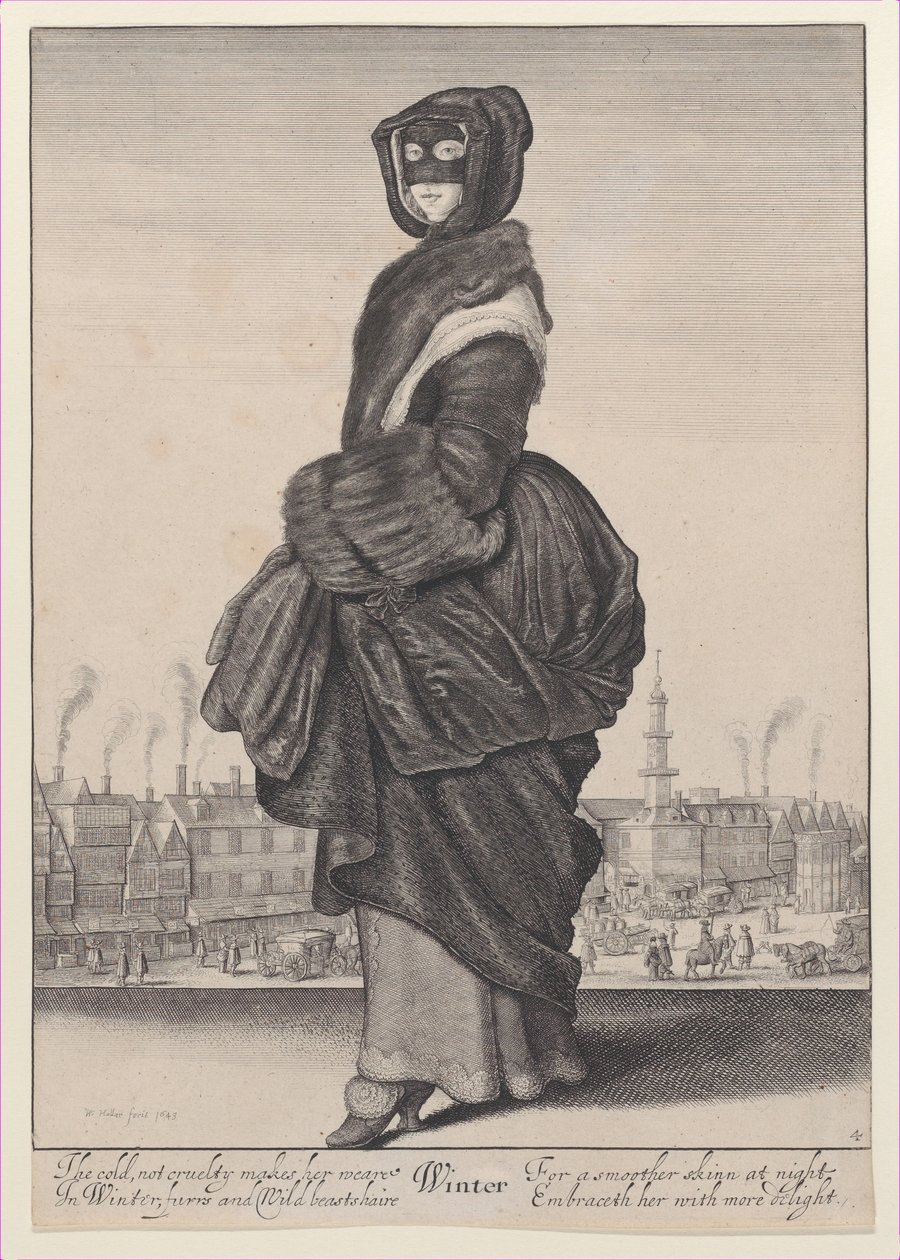 Hiver, des Saisons - Wenceslaus Hollar