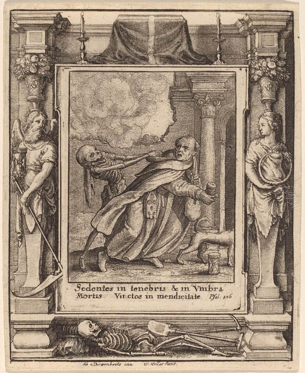 Moine - Wenceslaus Hollar after Hans Holbein the Younger after Abraham van Diepenbeeck