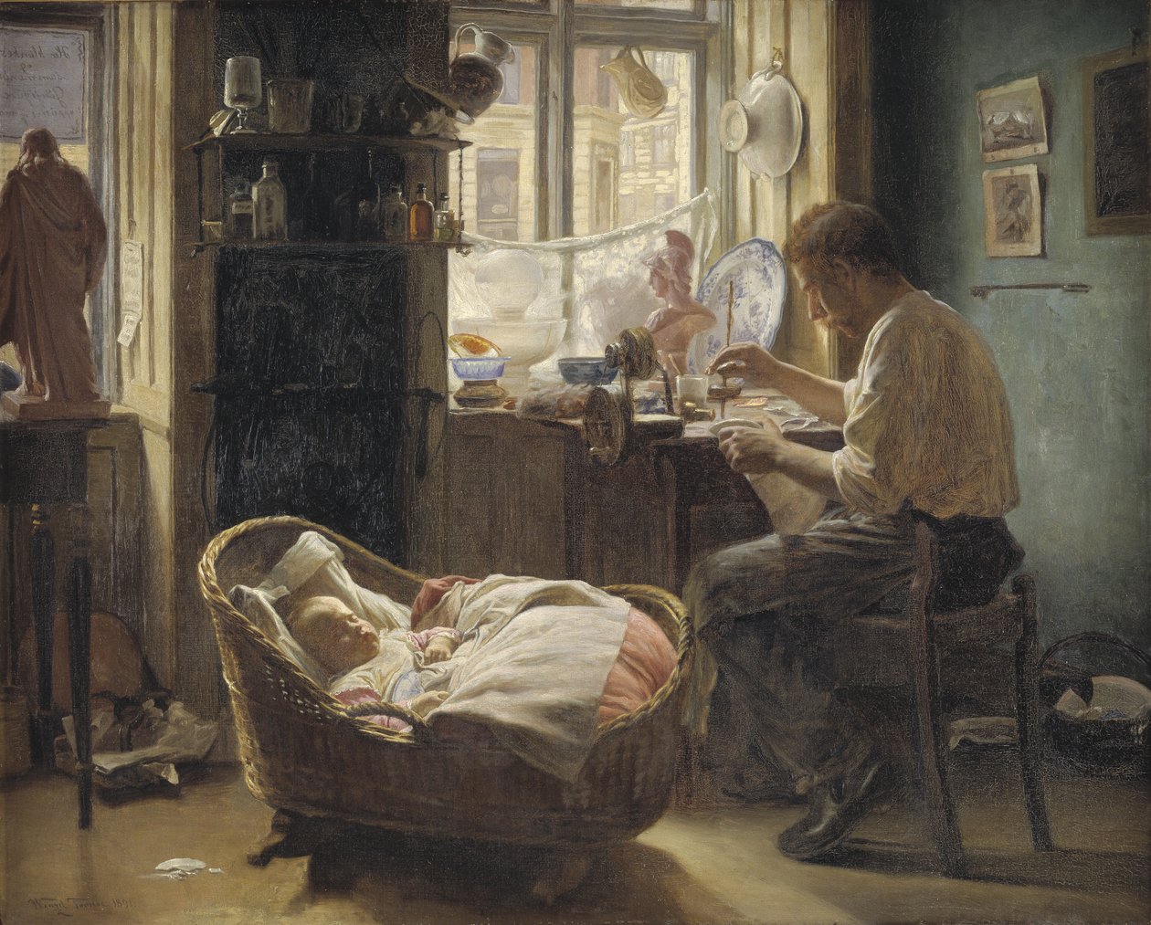 Chez le réparateur de porcelaine - Wenzel Tornøe
