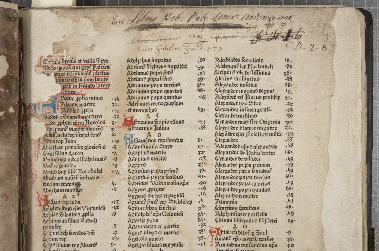 Fol 2 recto, Fasciculus Temporum - Werner Rolevinck