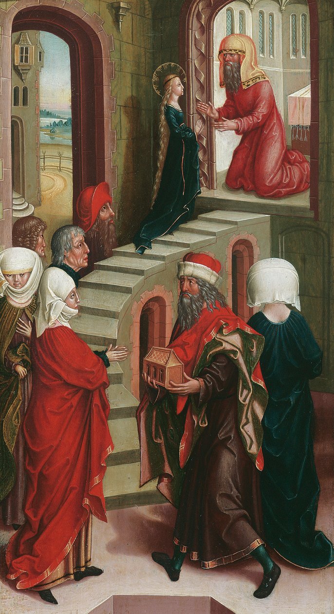 Présentation de Marie au Temple - Wiener oder niederösterreichischer Maler