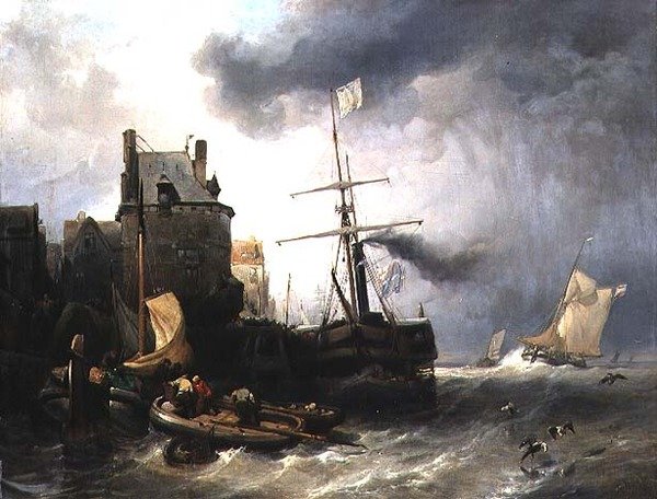 La tempête à Dunkerque - Wijnand Joseph Nuyen