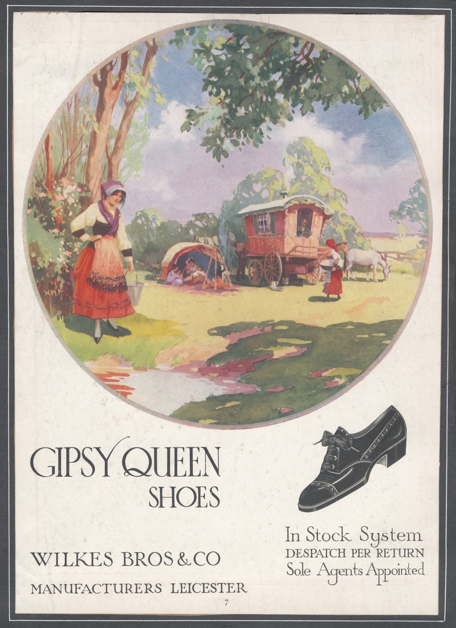 Chaussures Gipsy Queen, vers 1920 - Wilfred Fryer