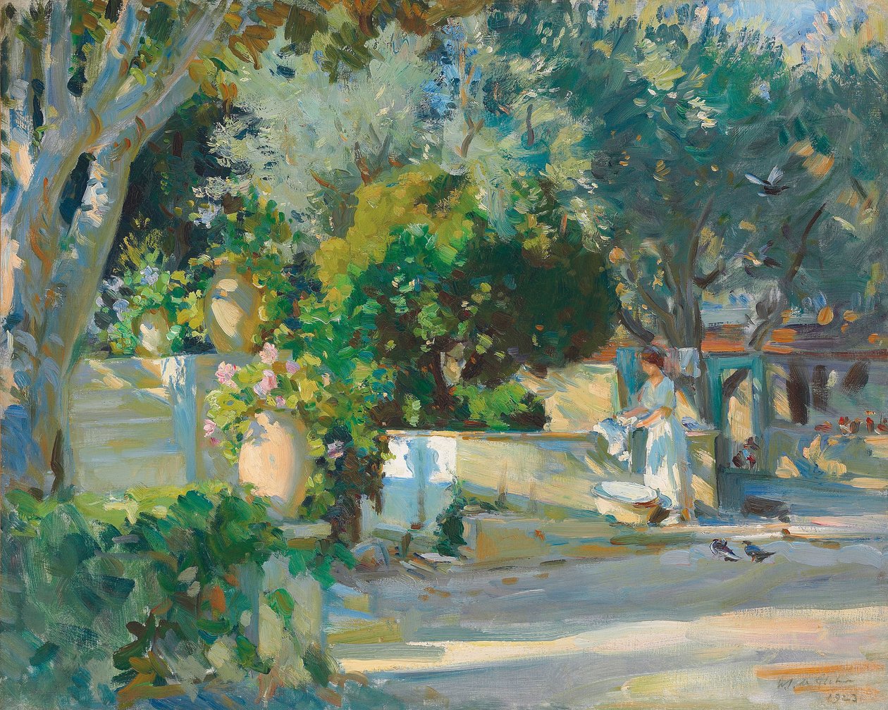 Jour de Lessive - Wilfred Gabriel de Glehn