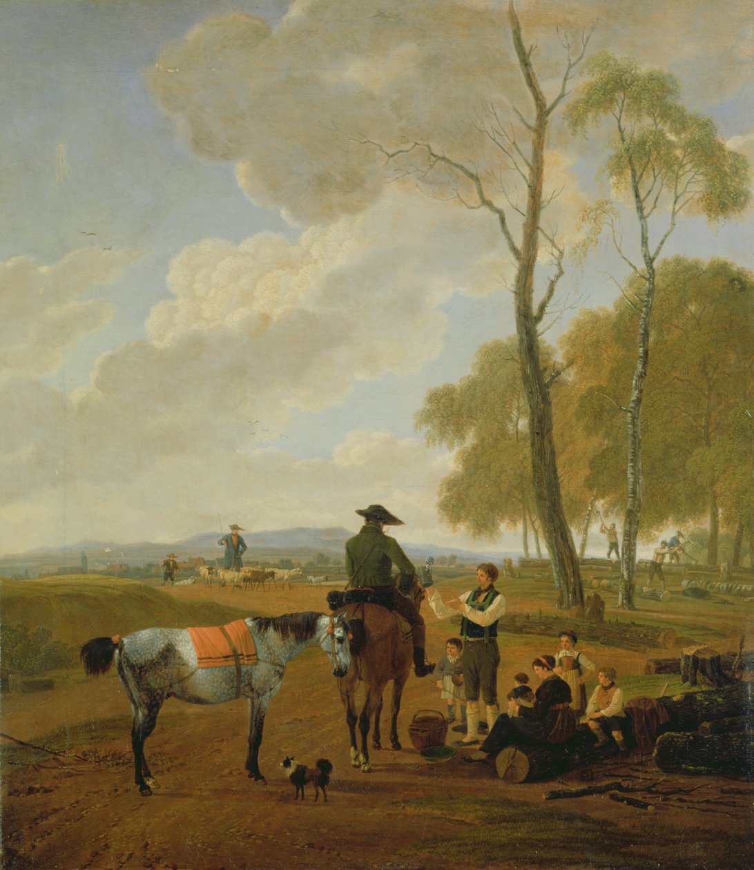 Repos en forêt, 1800 - Wilhelm Alexander Kobell