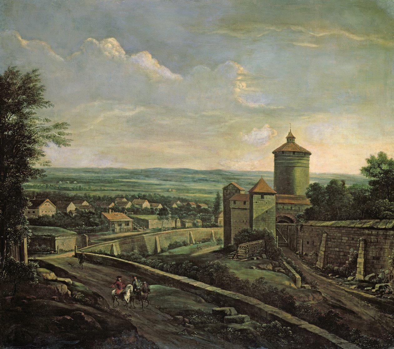 Vue de Nuremberg, été - Wilhelm von Bemmel