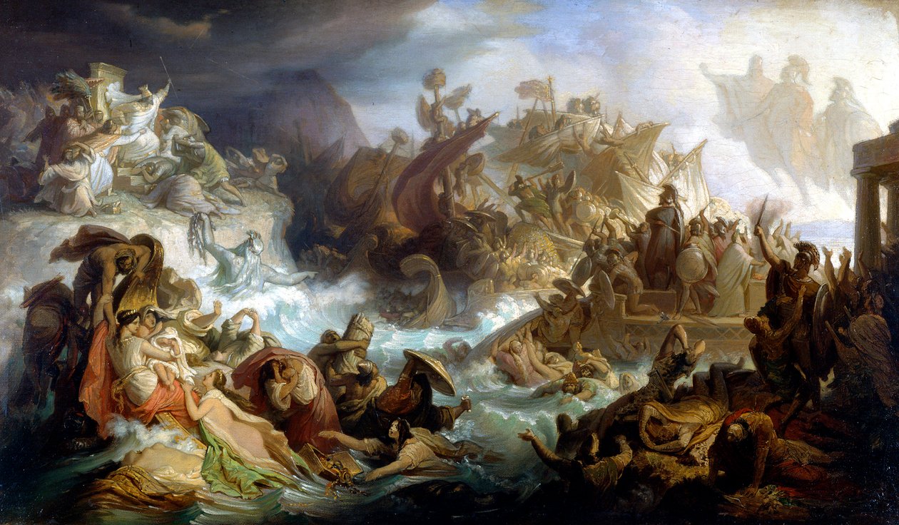 Allégorie de la bataille de Salamine - Wilhelm von Kaulbach