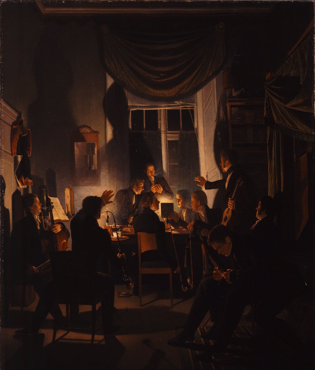 Une fête de fumeurs - Wilhelm Bendz