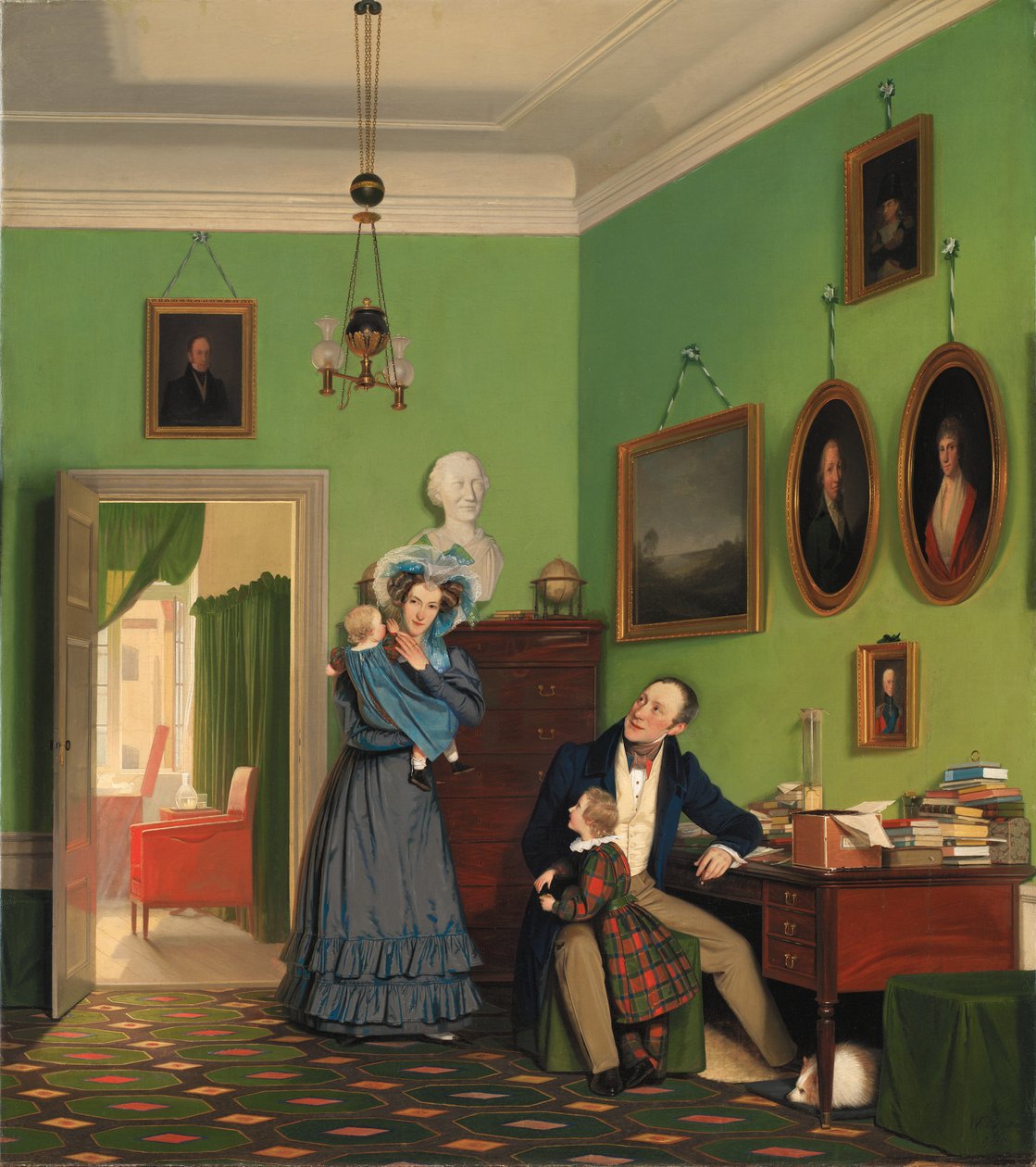 La famille Waagepetersen - Wilhelm Bendz