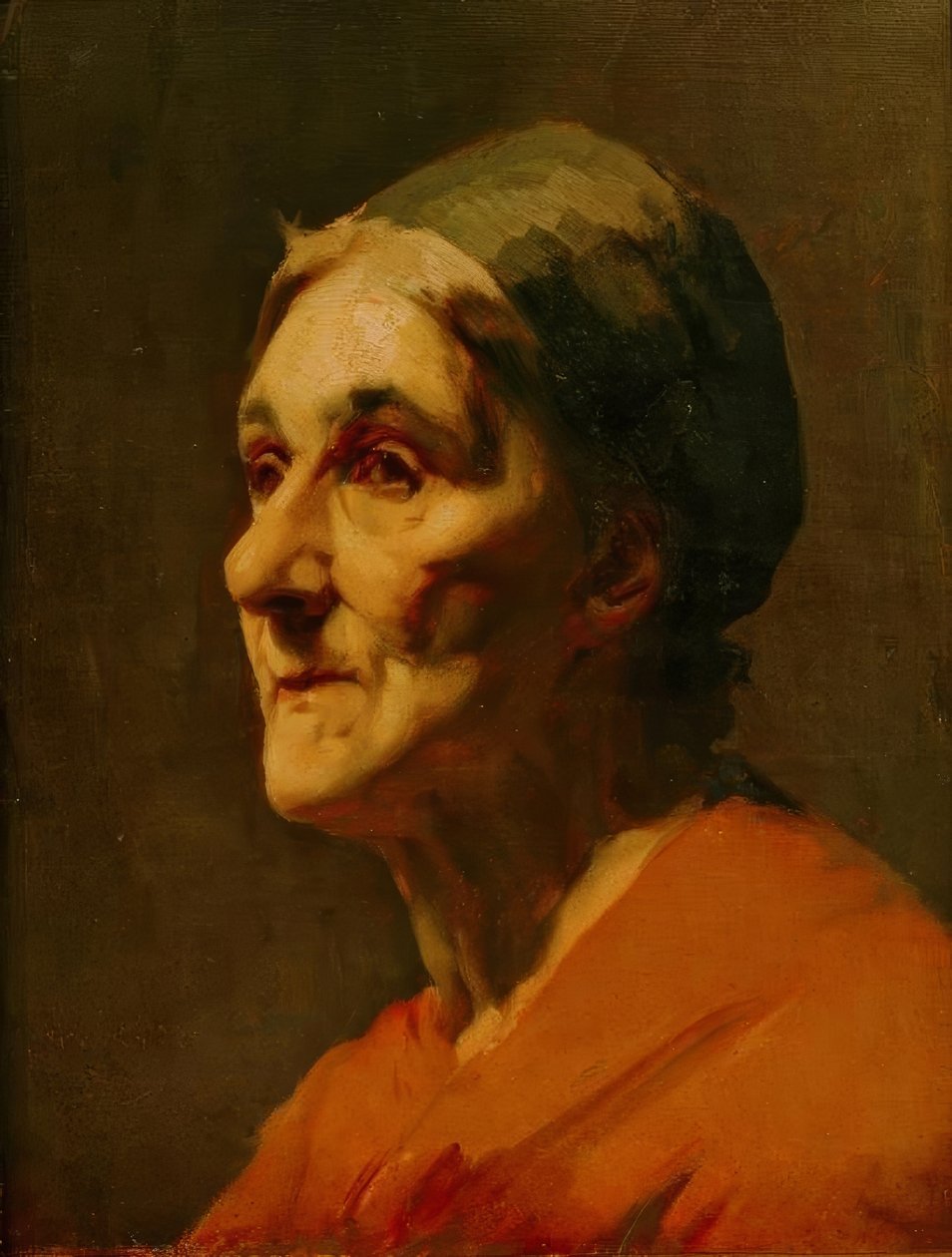 Vieille femme - Wilhelm Busch