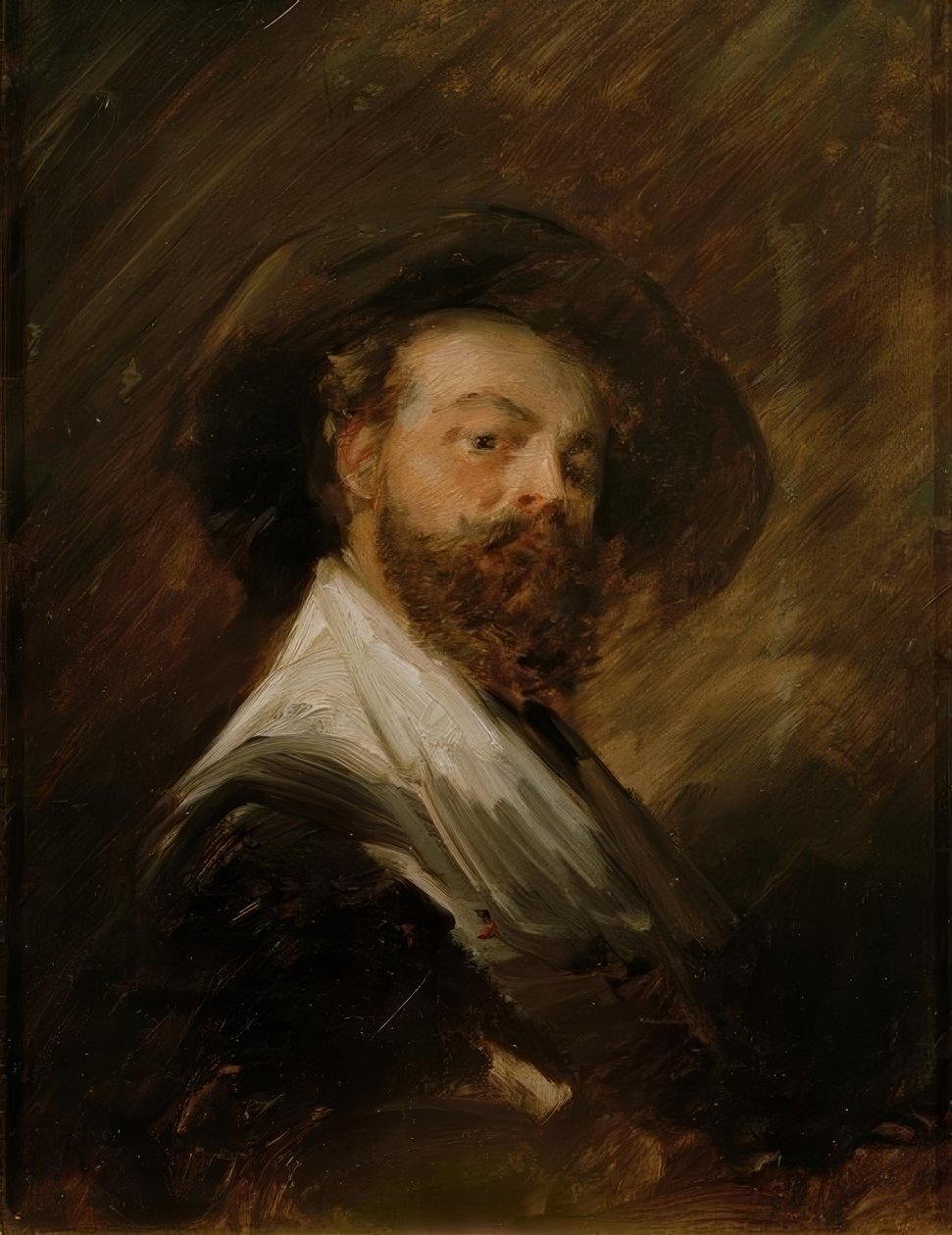 Autoportrait en costume hollandais - Wilhelm Busch