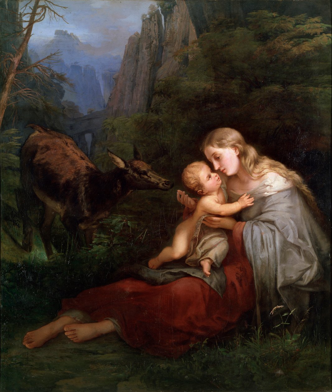 Geneviève de Brabant, 19ème siècle - Wilhelm Friedrich Herbig