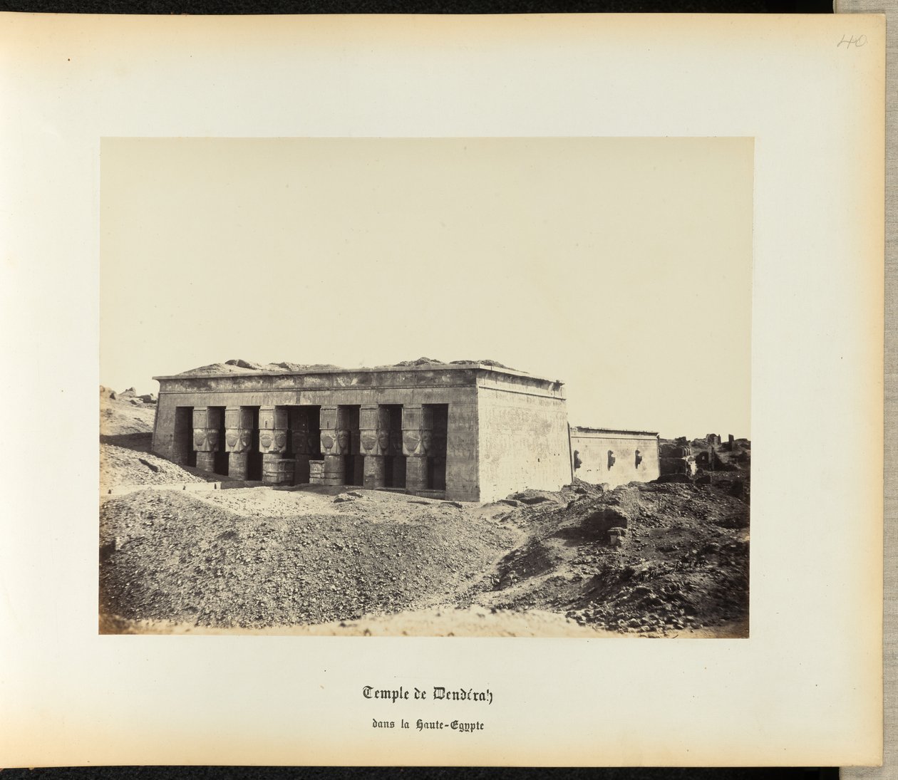 [Temple de Denderah] - Wilhelm Hammerschmidt