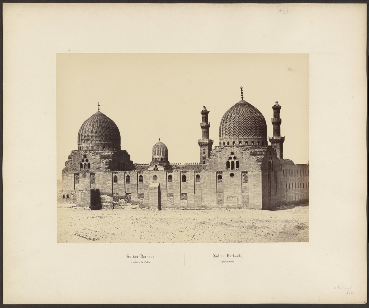 Sultan Barkouk tombeau de Calife - Wilhelm Hammerschmidt