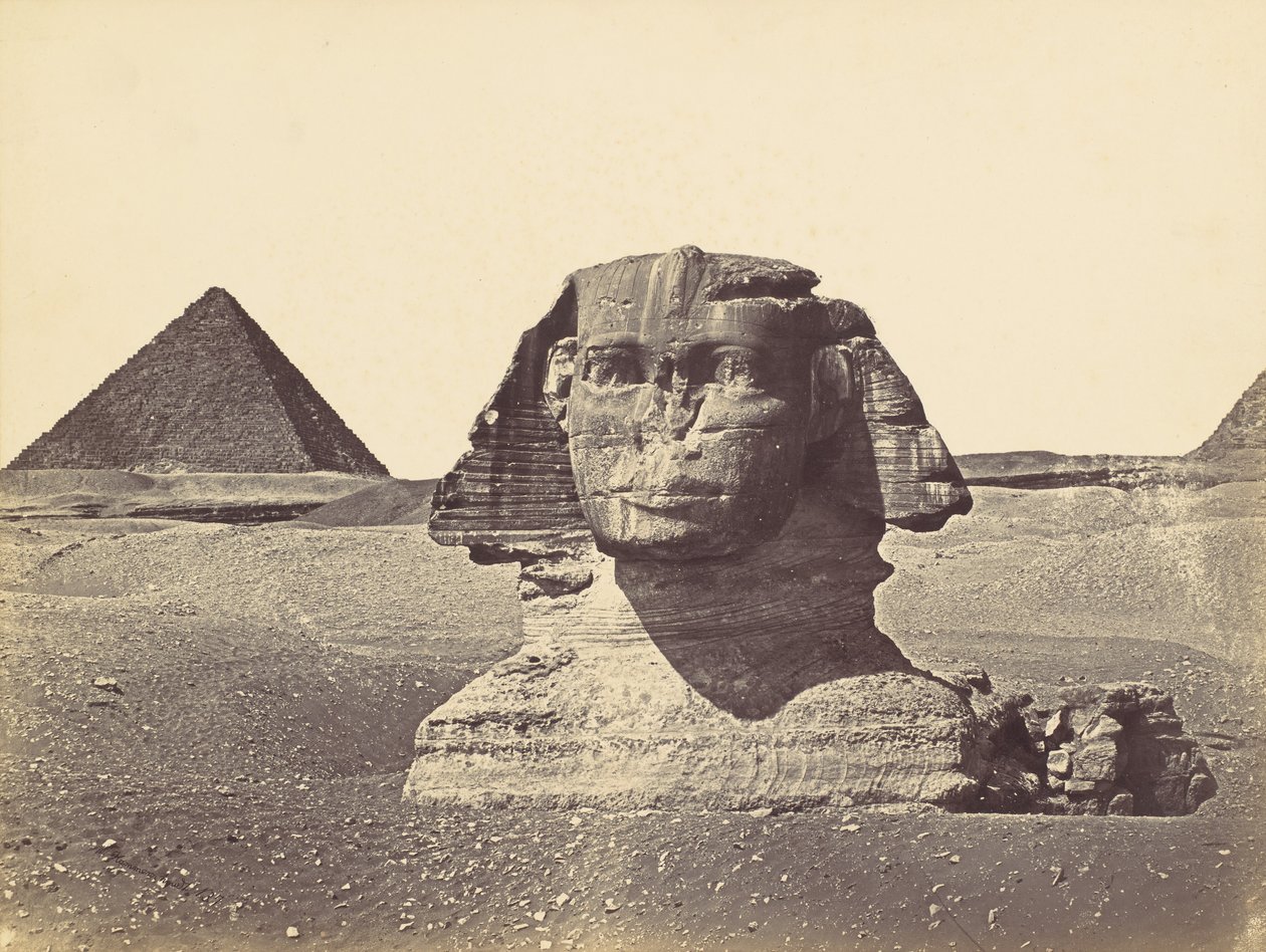 Tête du Sphinx, vers 1860 - Wilhelm Hammerschmidt