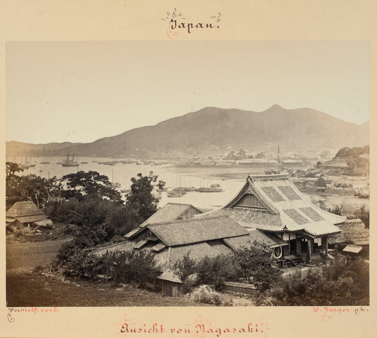 Vue de Nagasaki - Wilhelm J. Burger
