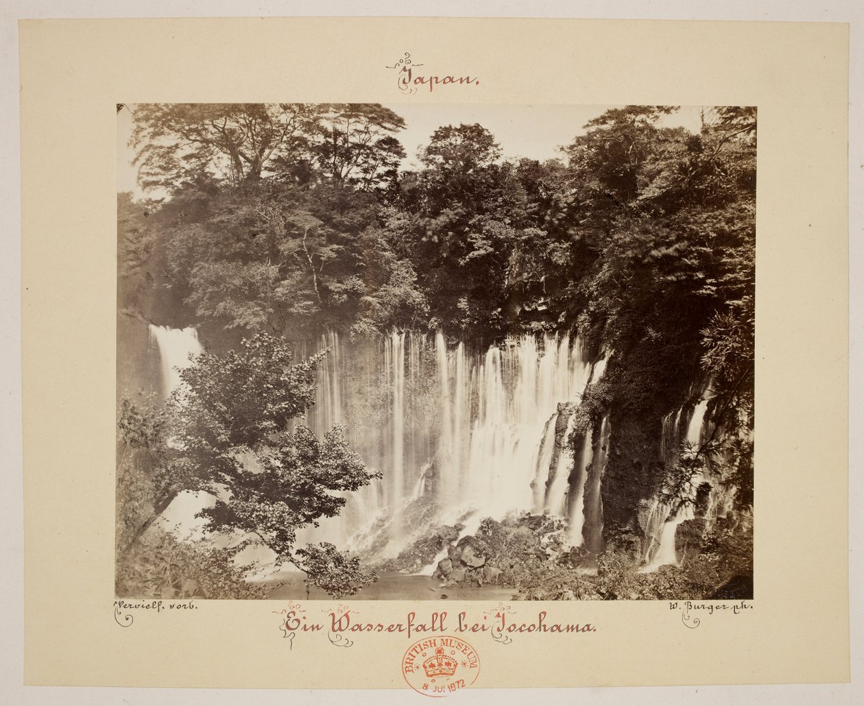 Cascade à Yokohama - Wilhelm J. Burger