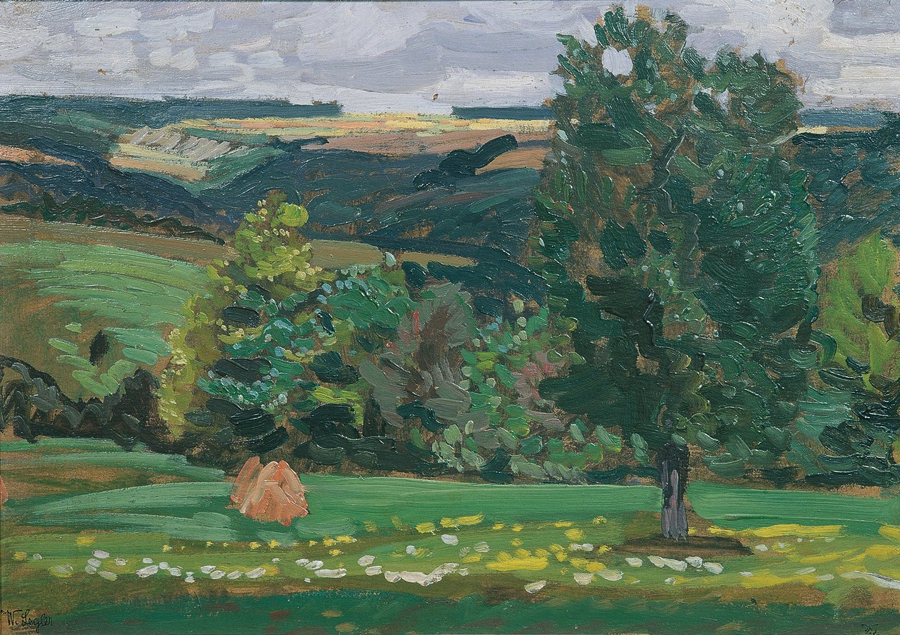 Paysage en Wurtemberg - Wilhelm Legler