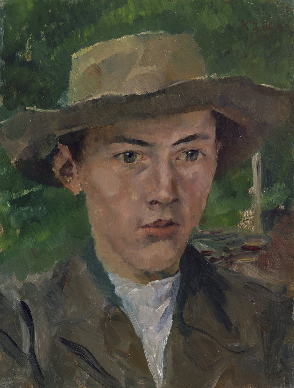 Tête de garçon - Wilhelm Maria Hubertus Leibl