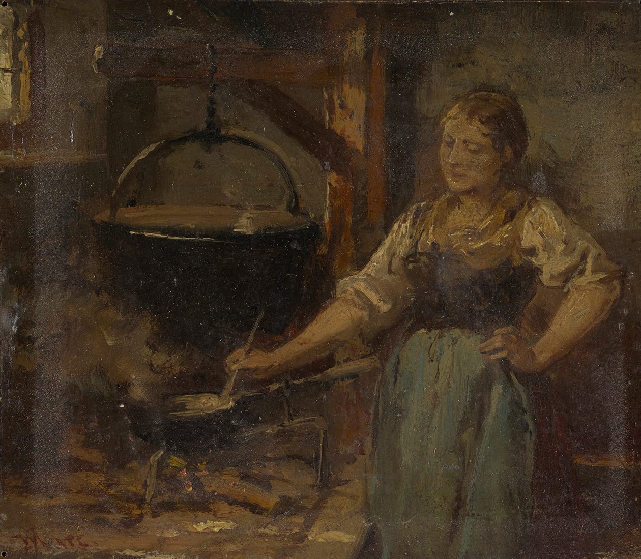 Intérieur paysan - Wilhelm Marc