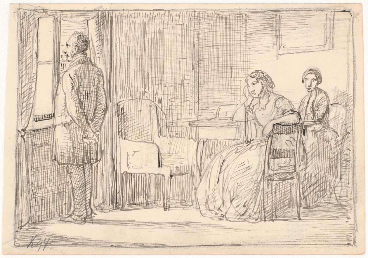 Mauvaise humeur - Wilhelm Marstrand