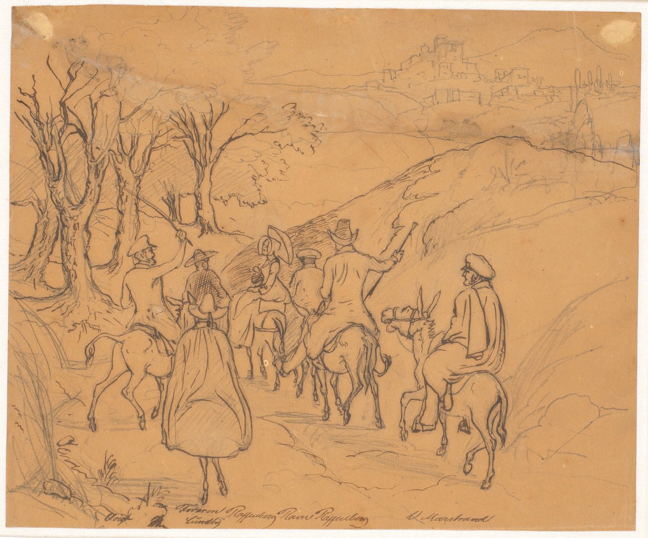 Excursion aux monts Albains - Wilhelm Marstrand