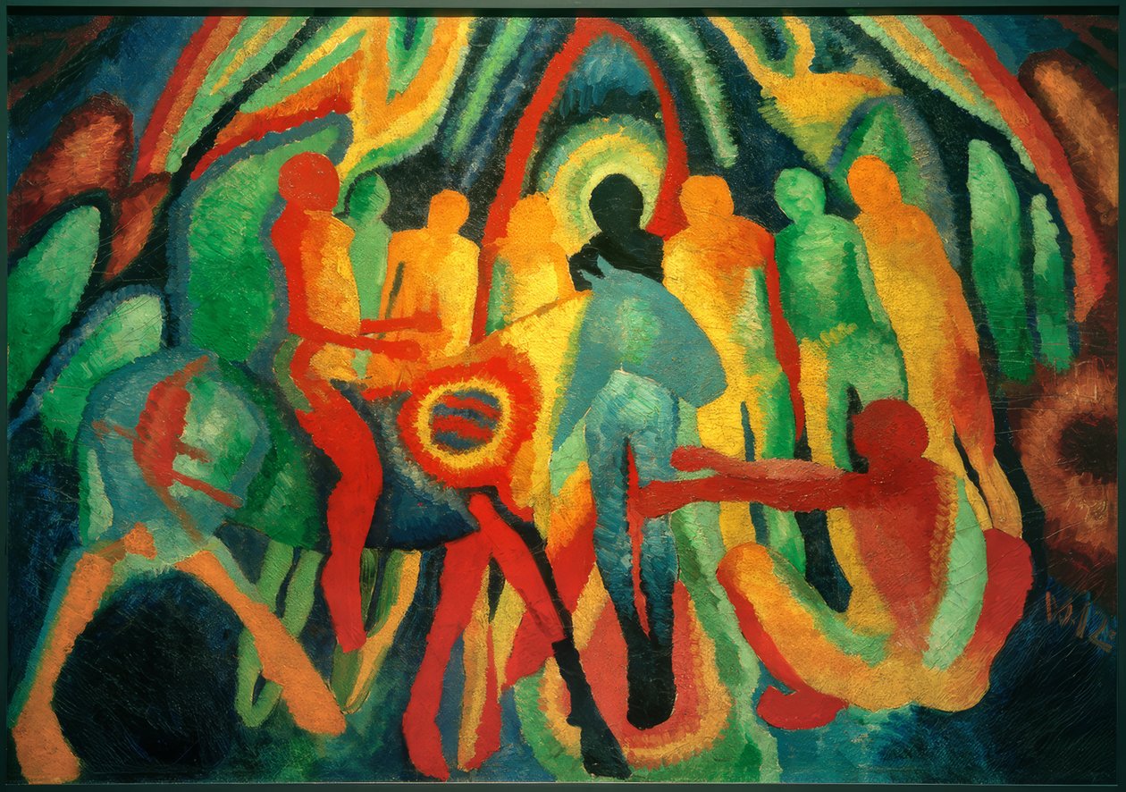 Entrée à Jérusalem - Wilhelm Morgner