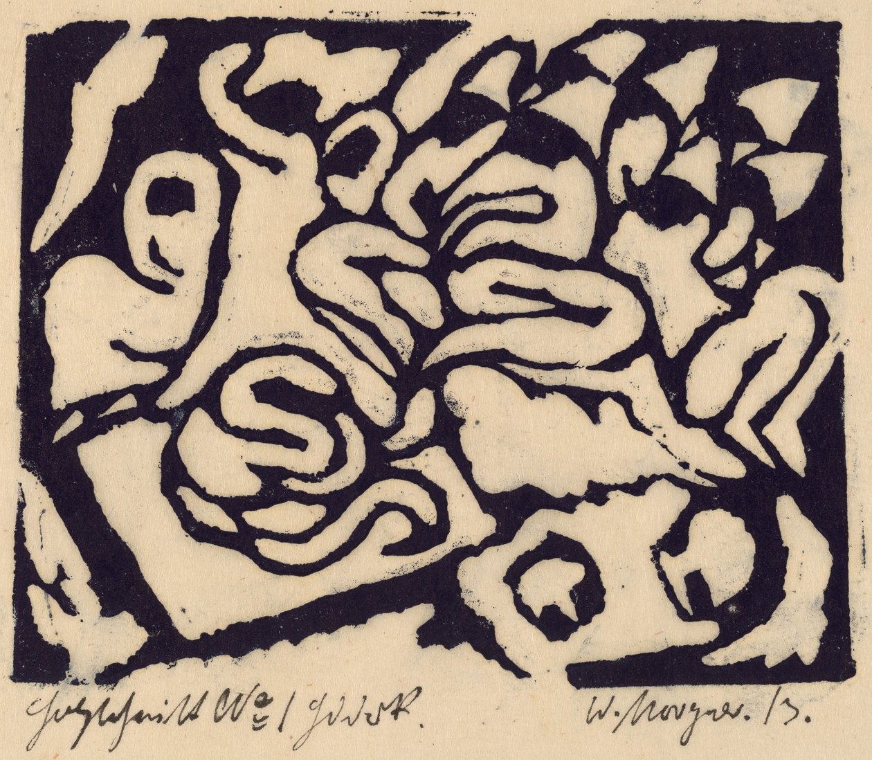 Flagellation - Wilhelm Morgner