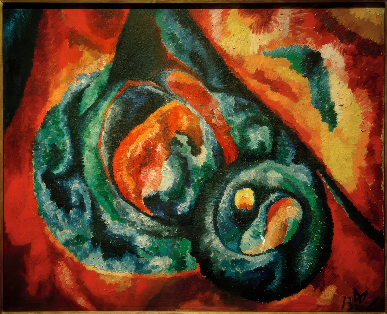 Grande composition astrale I - Wilhelm Morgner