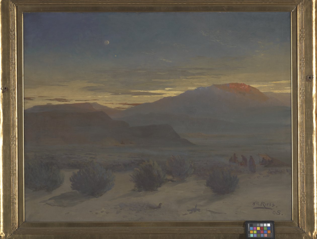 Désert du Wyoming - Wilhelm Riess