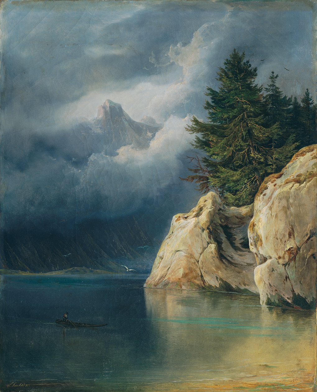 Lac de montagne - Wilhelm Steinfeld