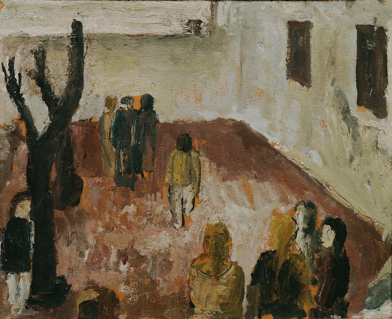 Étude pour "Cour d