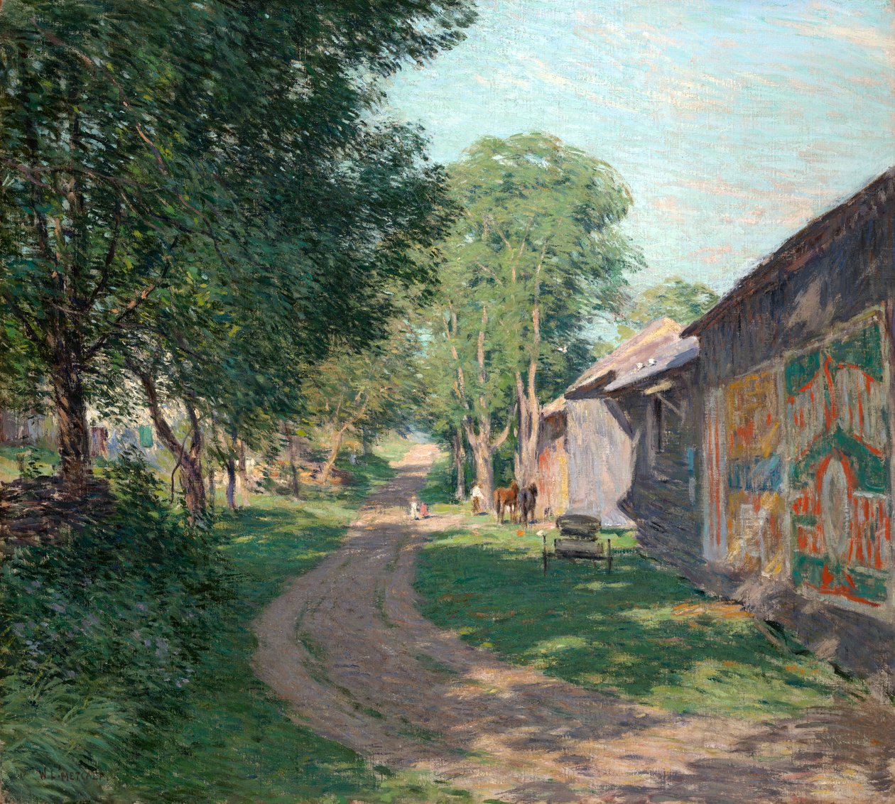 Ombres de Midsummer - Willard Leroy Metcalf