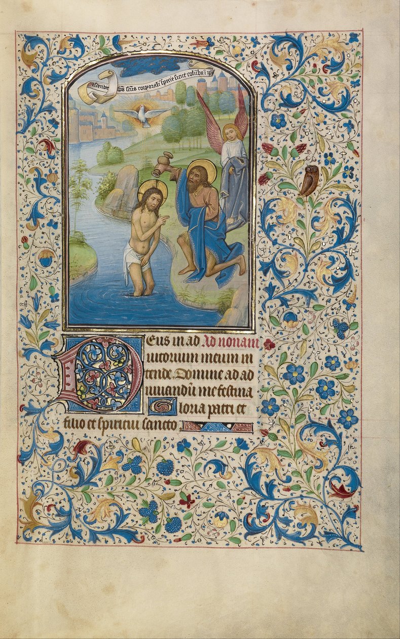 Le Baptême du Christ - Willem Vrelant